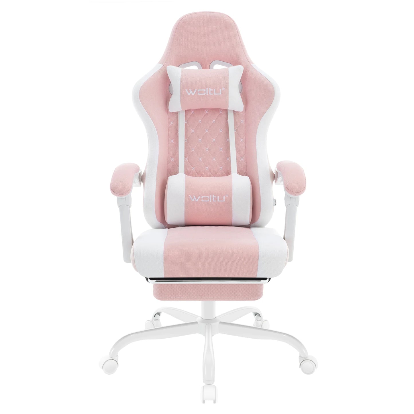 Sedia da ufficio girevole WOLTU con funzione massaggio, poltrona ergonomica con cuscino e poggiapiedi, sedia gaming regolabile in altezza
