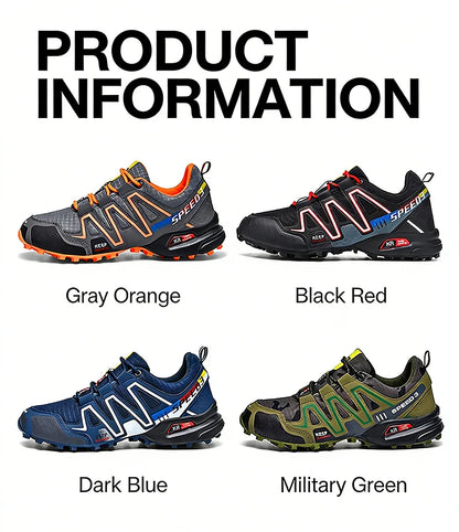 Sapatilhas de Caminhada de Alta Qualidade para Homem, Ténis Outdoor, Sapatos de Escalada, Sapatilhas de Trekking para Mulher, Sapatilhas Táticas Antiderrapantes