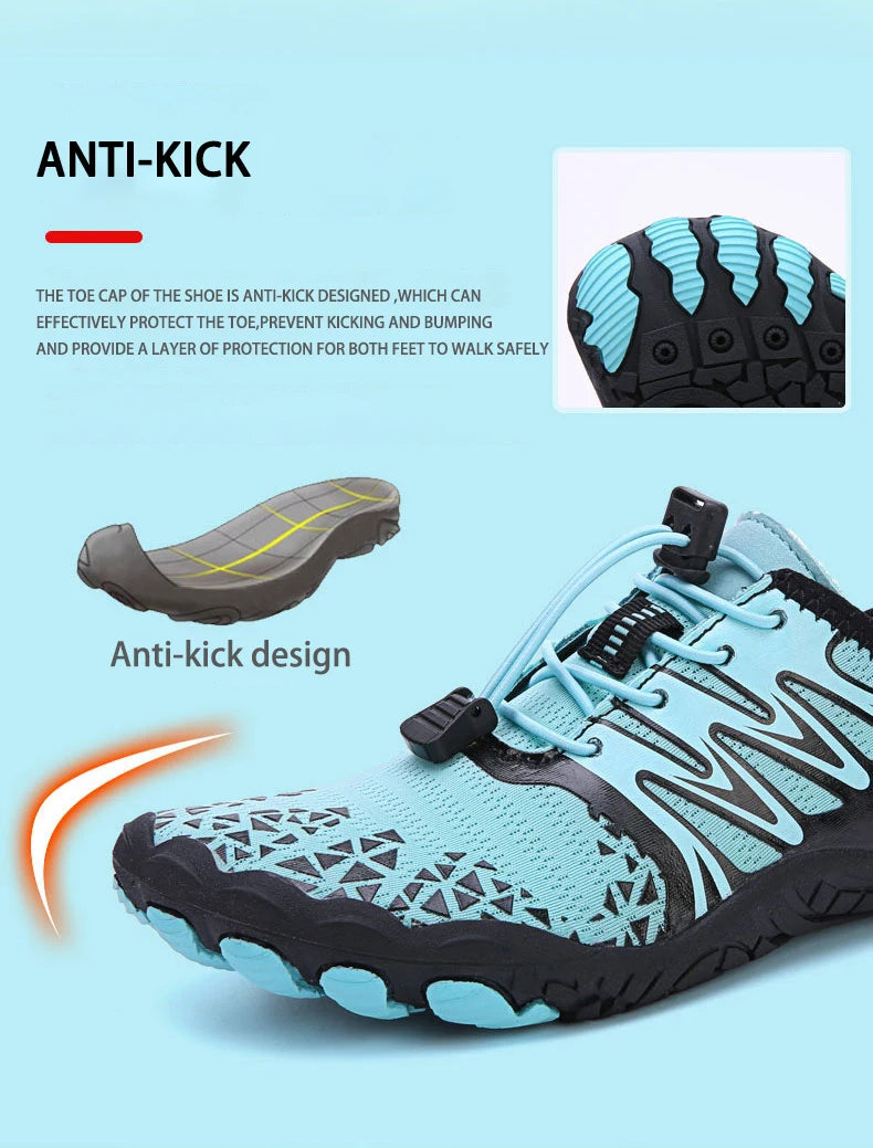 EOCENE męskie i damskie barefoot buty wodne do sportów outdoorowych, szybkoschnące buty na plażę, do pływania, fitnessu, brodzenia, trekkingu i jazdy na rowerze
