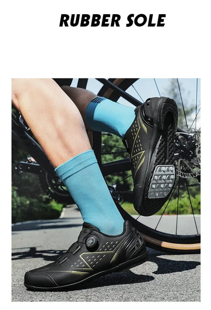 Professional Men's MTB Cycling Shoes White Racing Self-Locking 2024 Speed Road SPD Bicycle Sneakers New Women's Flats Cleats Shoes
