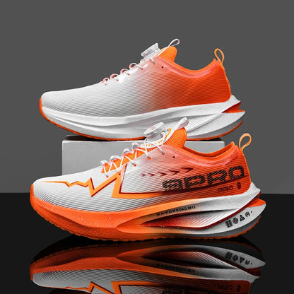 Casual Running Shoes Men Marathon Sports Carbon Board Breathable Lightweight Women's Comfortable Athletic Nonskid Sneakers 2026