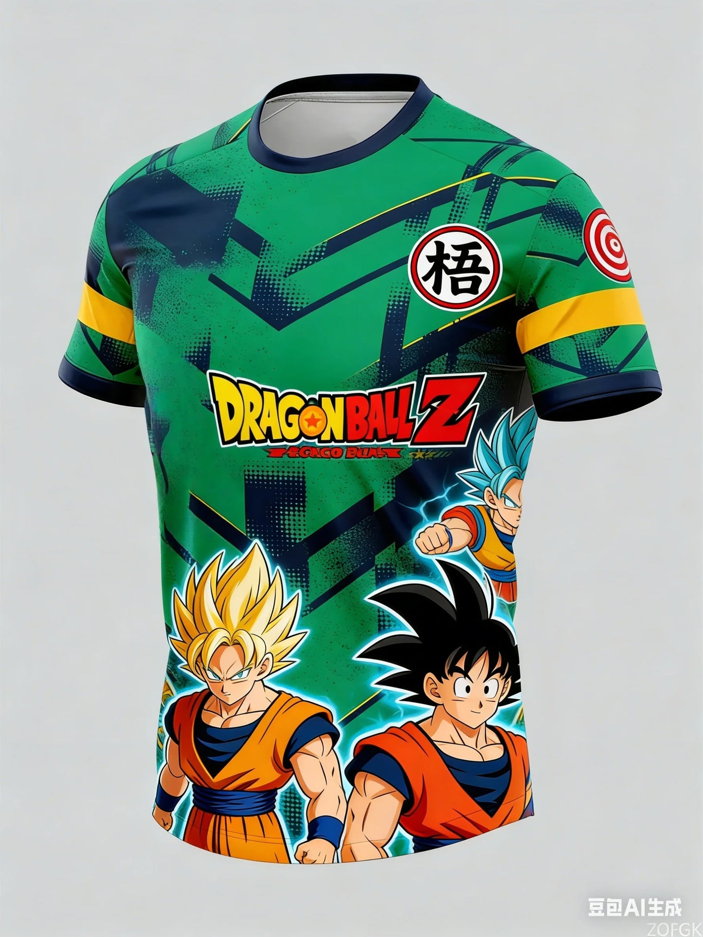2026 Summer Dragon Ball 3D Printed Men's T-shirt Breathable, Fast Drying, Moisture Wicking, Casual Sports Short Sleeve T-shirt
