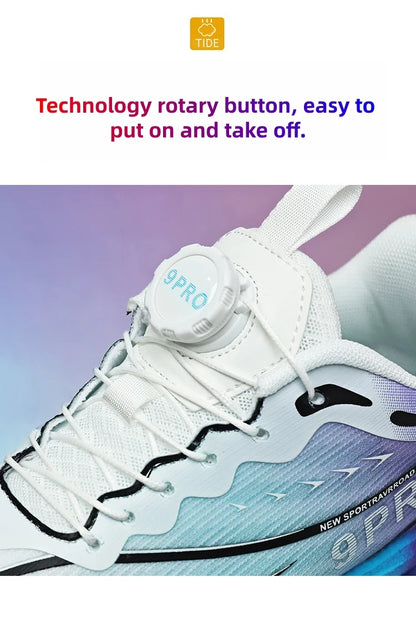 Zapatillas de running para hombre y mujer, transpirables, deportivas de competición, con amortiguación de carbono, ligeras, para jogging y entrenamiento masculino