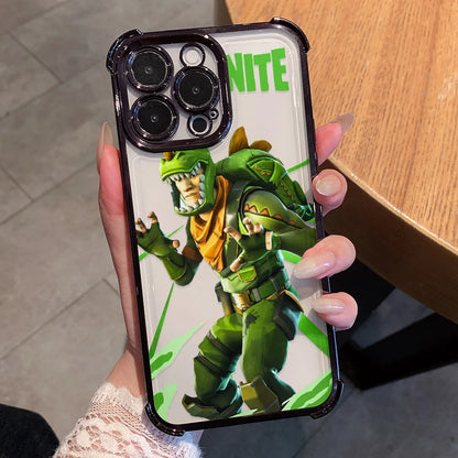 Anime Fortnite Game Plating Phone Case For Xiaomi Redmi A7 15 A3 15C 14C K50 A1 Note 15 14 13 12 12s Pro Plus 4G 5G Anti Fall