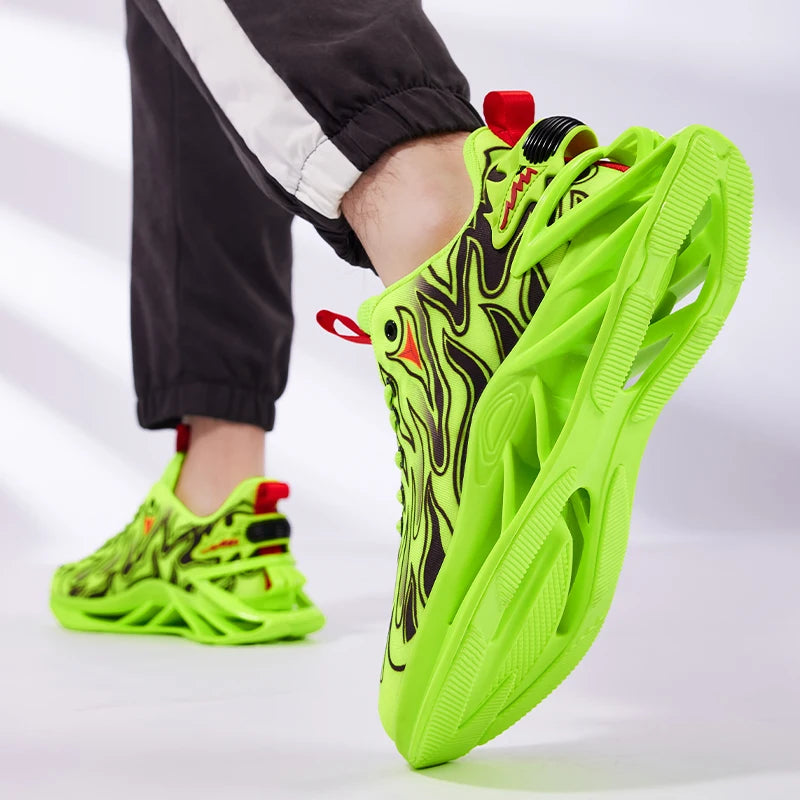 Men's Sneakers Luxury Tennis Casual Trainer Race Breathable Fashion Loafers Running Shoes for Men