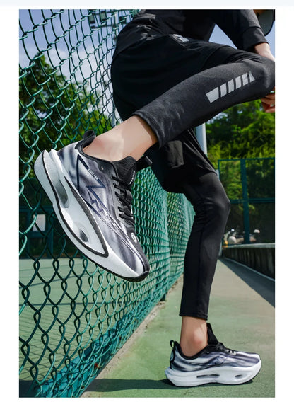Running Shoes Marathon Specialty Men Sports Carbon Plate Breathable Ultralight Women Comfortable Athletic Cushion Stability Sneakers