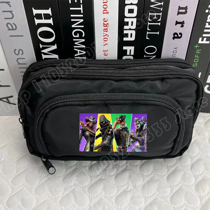 Astuccio portapenne Fortnite con motivo creativo del gioco, borsa contenitore Harajuku per ragazzi e ragazze, articoli per il ritorno a scuola, regali di compleanno e per feste