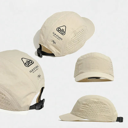 Short Brim Quick-Drying Mesh Baseball Cap - Breathable Lightweight UV Protection Sunshade, for Men Women Couples, Outdoor Hiking