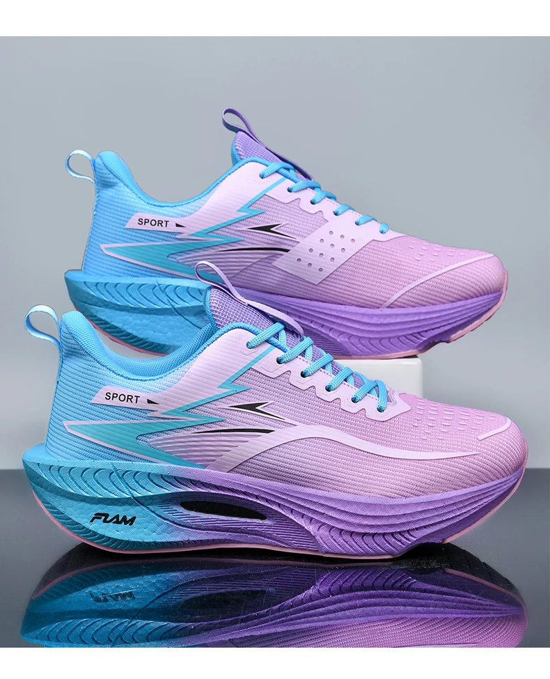 Scarpe sportive da running da uomo per maratona, con cuscino d’aria, traspiranti, leggere e confortevoli, sneakers atletiche outdoor da donna per jogging e tenis