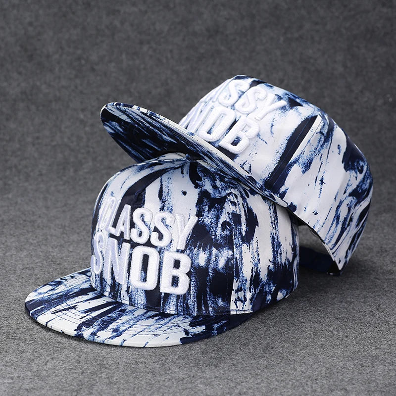Herren-Baseballkappe mit Buchstabenstickerei, „Tide“, universell kombinierbar, flache Krempe; Damen-Sommer-Hip-Hop-Kappe, Outdoor-Sonnenkappe, verstellbare Schirmkappe