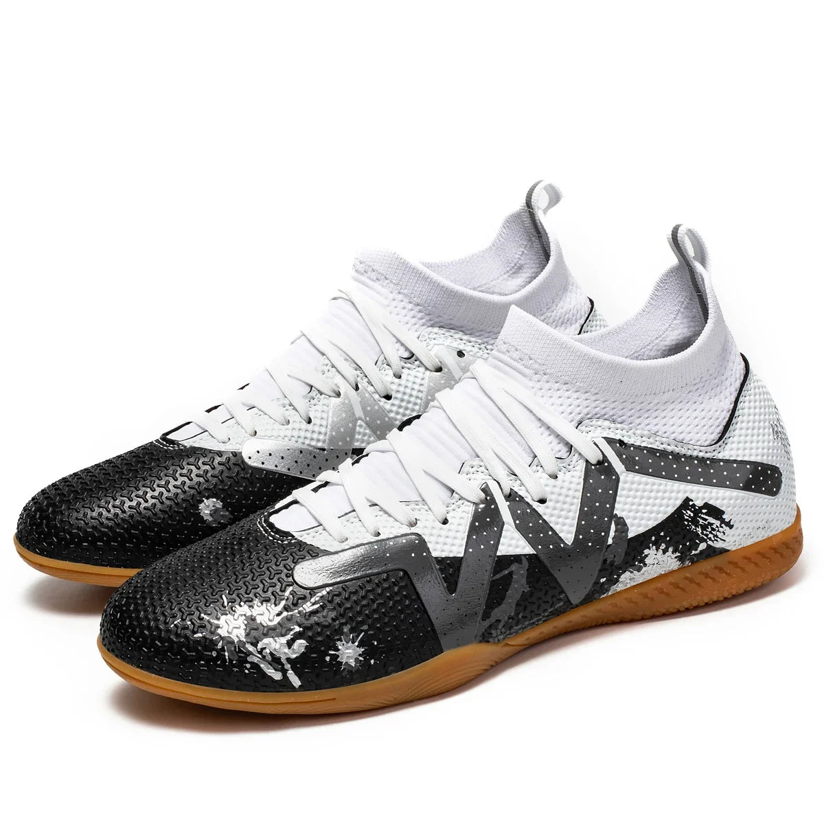 Botte de Football en salle, crampons de Futsal professionnels pour hommes, chaussures de Football pour adultes, durables, confortables, antidérapantes, baskets d'entraînement pour adolescents