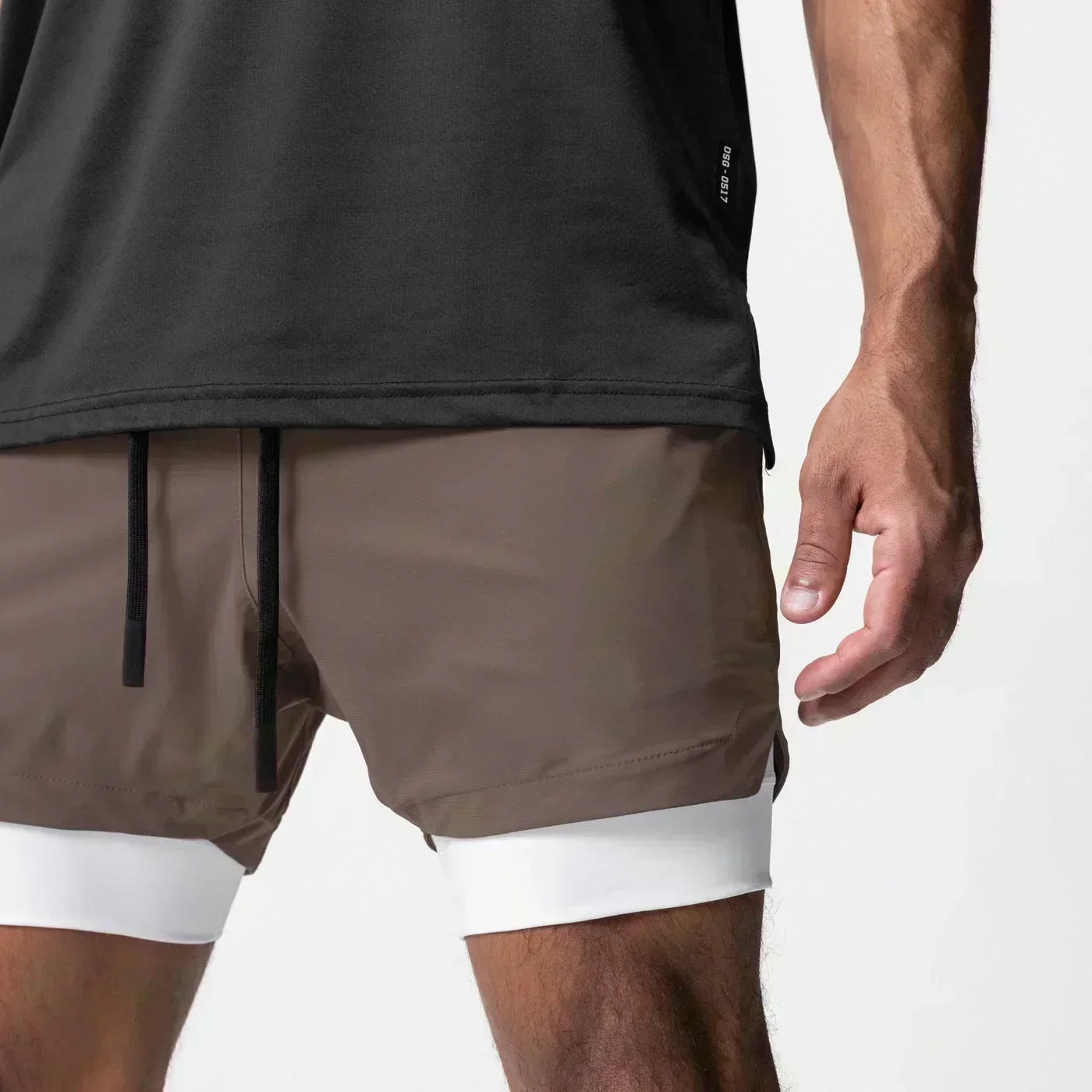 Dragon Ball Men's Shorts Double Layer 2-in-1 Shorts Vegeta Japan Anime Summer Autumn Quick-Drying Fake Two-piece Sports Shorts