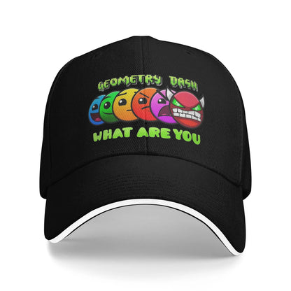 Geometry Cube Gaming Dash Baseball Cap Hip Hop  Sandwich Hats Unisex Adjustable Dad Hat Sport