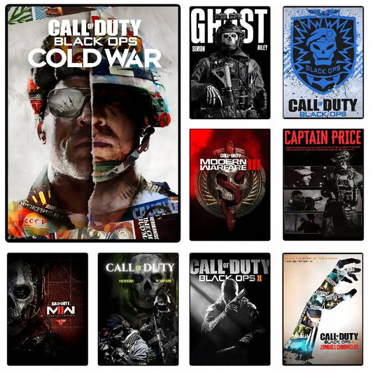 Call Of Duty Anime Fashion Poster art Canvas Prints Painting Wall Art Pictures for Living Room Decoration