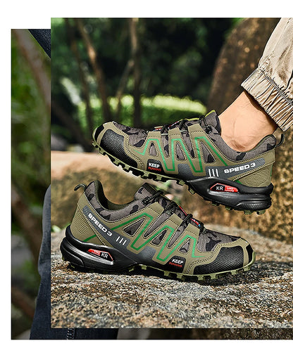 Sapatilhas de Caminhada de Alta Qualidade para Homem, Ténis Outdoor, Sapatos de Escalada, Sapatilhas de Trekking para Mulher, Sapatilhas Táticas Antiderrapantes