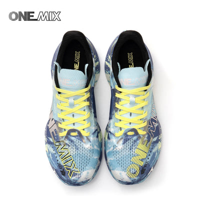 ONEMIX Sapatilhas de Corrida de Maratona em Nylon Carbon Board, Alívio de Impacto, Suporte Estável Profissional, Ressalto Ultraligeiro