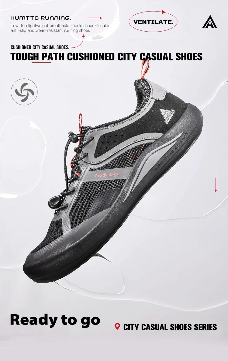 HUMTTO Breathable Walking Shoes for Men Luxury Casual Men's Sneakers Designer Sports Jogging Running Trainers Summer Man Sneaker