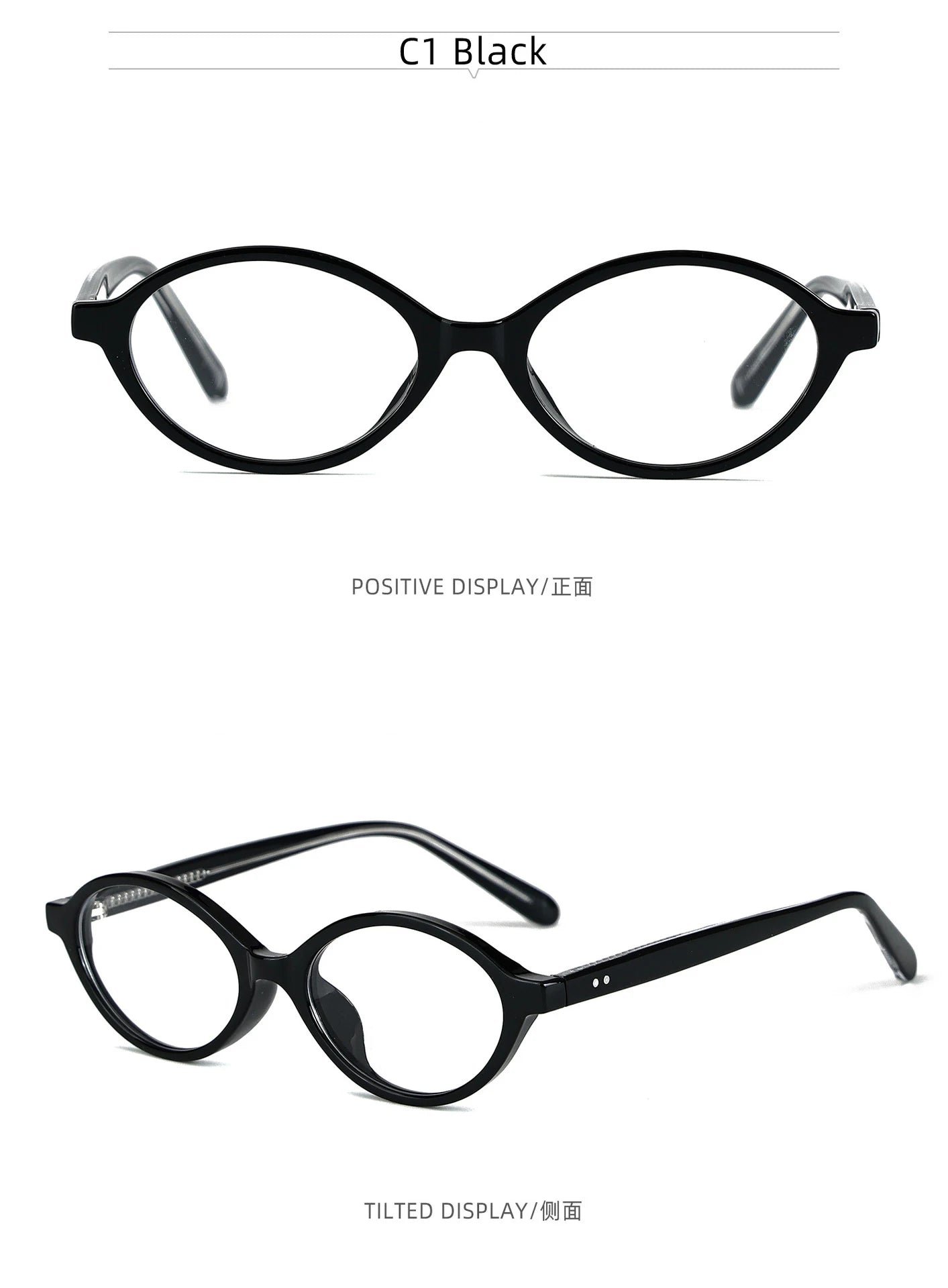 VICKY Simple Geometric Oval Small Frame Retro Design Women's Polarized Sunglasses UV Protection Customizable Prescription K9142
