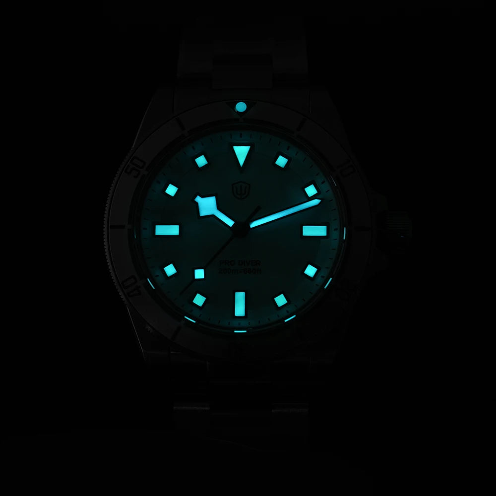 Watchdives WD1969 Pro Quartz Watches New Dial VH31 Sweep Seconds Movement 200m Waterproof Men Watches Luminous Luxury Watches