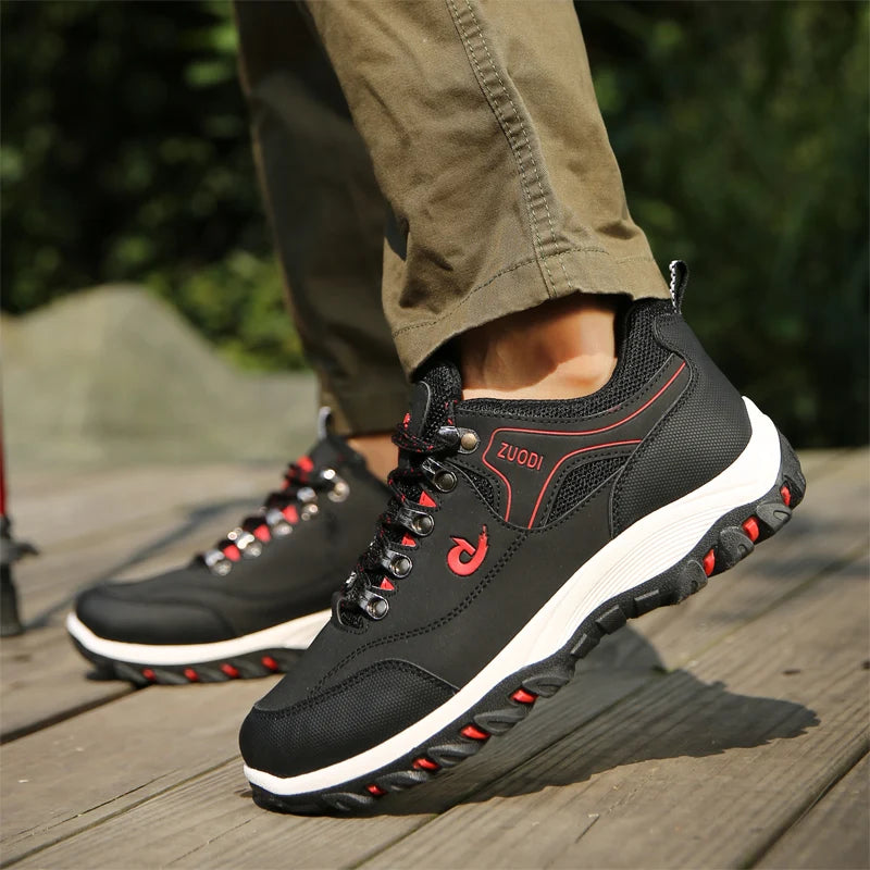 Scarpe da trekking da uomo in EVA, impermeabili, antiscivolo, in pelle, per sport outdoor, campeggio, running e jogging, novità 2025