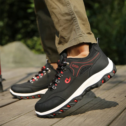 Scarpe da trekking da uomo in EVA, impermeabili, antiscivolo, in pelle, per sport outdoor, campeggio, running e jogging, novità 2025