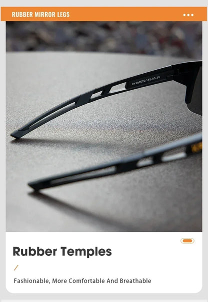 Kapvoe Photochromic Cycling Sunglasses Men Glasses Fashion Mountain Bicycle Outdoor Road Riding Goggles Eyewear Sports MTB Bike
