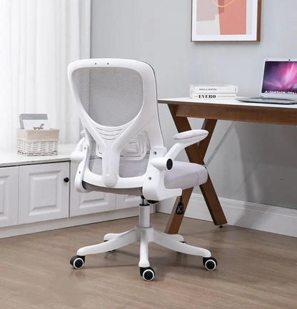 Silla gaming ergonómica giratoria con malla, elevación ajustable, comodidad para uso prolongado, hogar, dormitorio, oficina y estudio