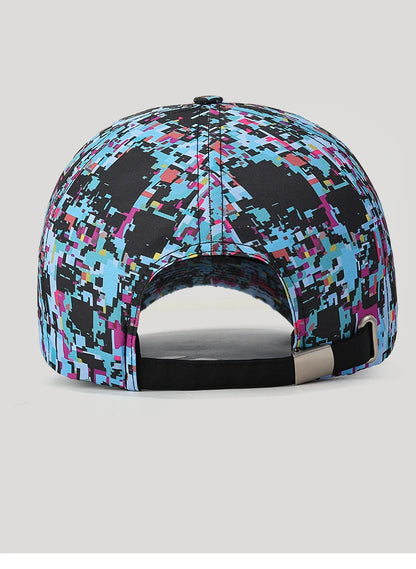 Summer Graffiti Light Board Baseball Cap Unisex Outdoor Sun Protection Hat Fashion Sports Cap Casual Duckbill Cap