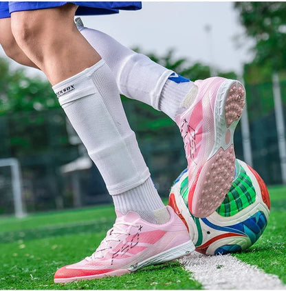 Nouvelles chaussures de football pour hommes, chaussures de sport antidérapantes pour terrain en gazon, baskets professionnelles, chaussures d'entraînement pour activités sportives en extérieur, chaussures de match, modè