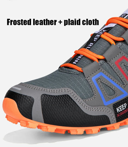 Men's Waterproof Hiking Shoes Wear-Resistant Outdoor Leather Hiking Hunting Tactical Sports Shoes
