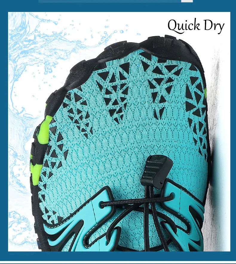 Unisex Wading Shoes Quick-Dry Aqua Shoes Drainage Water Shoes Beach Sports Swim Sandals Yoga Barefoot Diving Surfing Sneakers