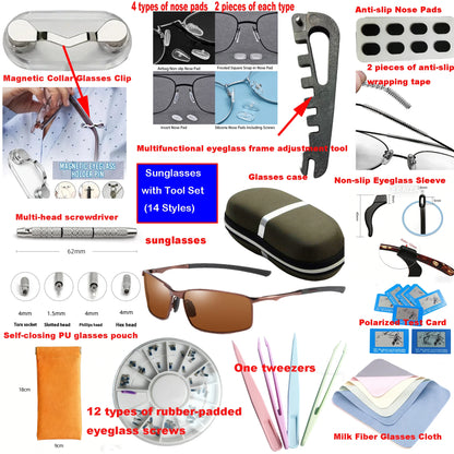 Sunglass Polarized Driving Glasses Color Night-vision Goggles Cycling Road Kask Bicchieri Men Shades Cascos Pesca