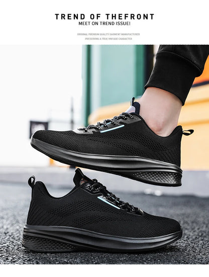 Leather Men's Sneakers Trendy Casual Italian Breathable Leisure Male Sneakers Non-Slip Footwear Men Vulcanized Shoes