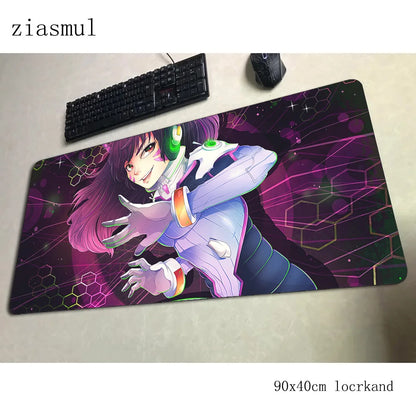 Overwatch-Mauspad 90x40cm, ästhetisches Gaming-Mauspad, wunderschönes personalisiertes Mauspad, Tastatur- und PC-Unterlage