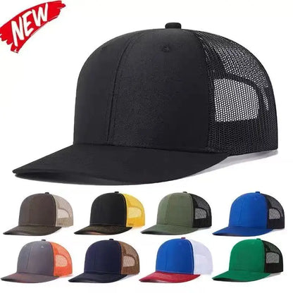 High Quality Mesh Baseball Cap Women Men Summer Cotton Breathable Sunhat Unisex Adjustable Snapback Trucker Hats Male Female