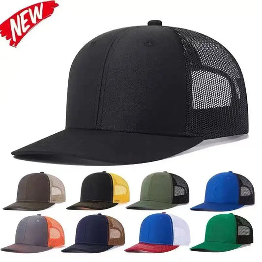 High Quality Mesh Baseball Cap Women Men Summer Cotton Breathable Sunhat Unisex Adjustable Snapback Trucker Hats Male Female