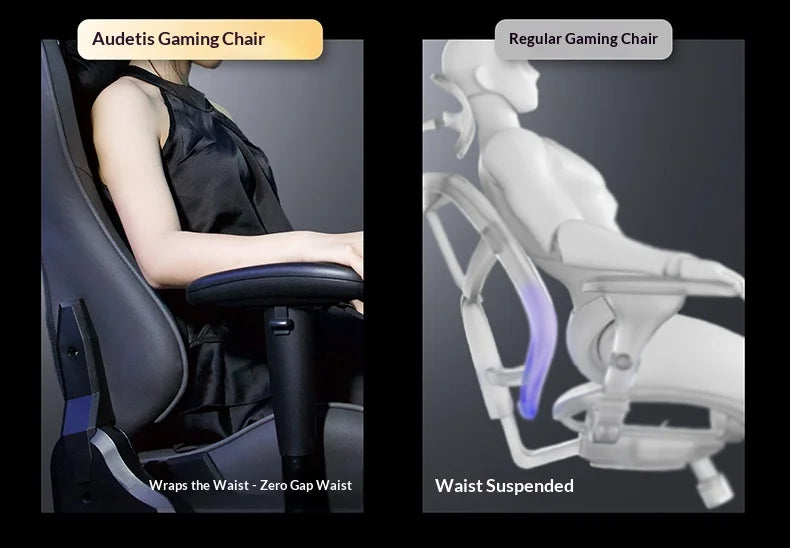 Office Ergonomic Gaming Chairs Desk Gamer Computer Comfortable Chairs Vanity Chair Technology Fabric Gaming Chairs Home Bedroom