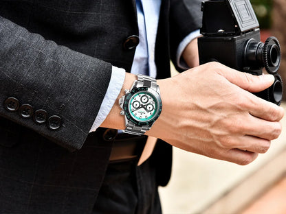 RollsTimi Men's Watches Top Luxury Sapphire Men's Mechanical Watches Calendar Week Stainless Steel Waterproof Men's Watches