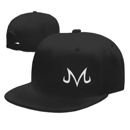 Majin Buu Print Baseball Cap Hip Hop Flat Bill Caps Unisex Adjustable Snapback Caps Skateboard Hats Trucker Hat