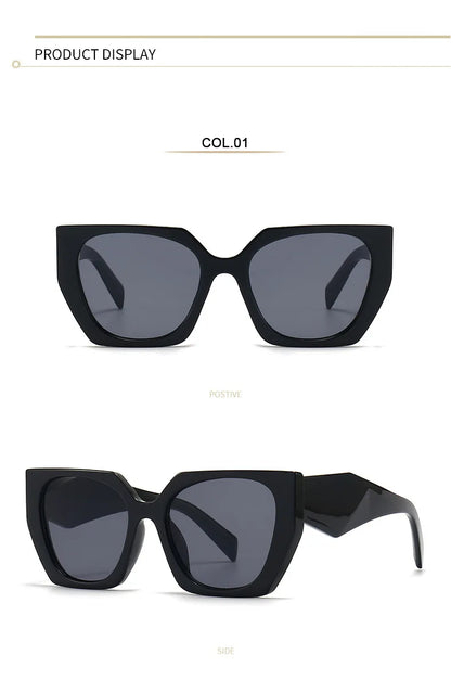 New Retro Designer Oversized Square Sunglasses For Women Men Luxury Brand Fashion Sun Glasses Ins Trending Ladies Shades UV400