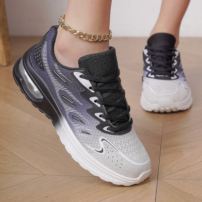 Sneaker Women Walking Shoes Women's Fashion Air Cushion Mesh Breathable Tennis Sport Shoes
