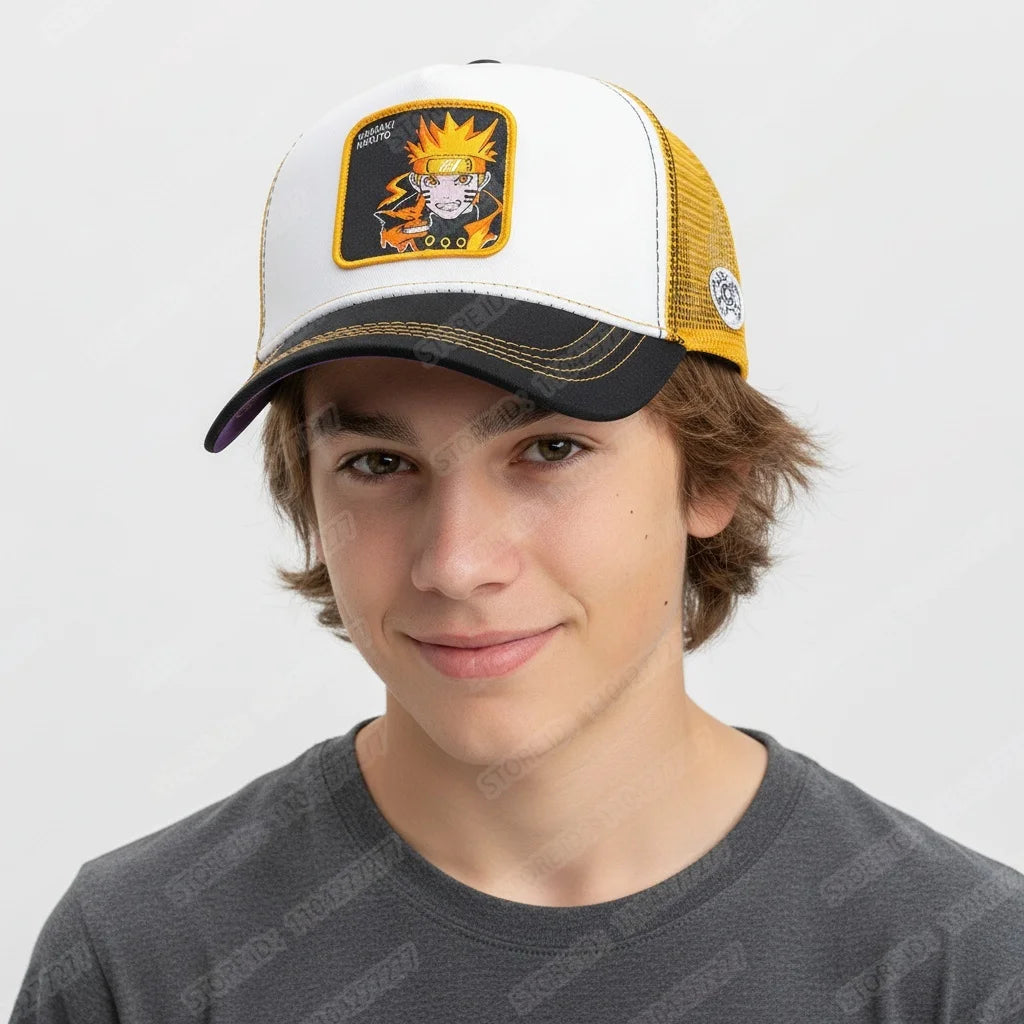 Anime Cartoon Naruto New Baseball Cap Uchiha Itachi Anime Styles Cap Men Women Hip Hop Dad Adjustable Mesh Hat Trucker Hat