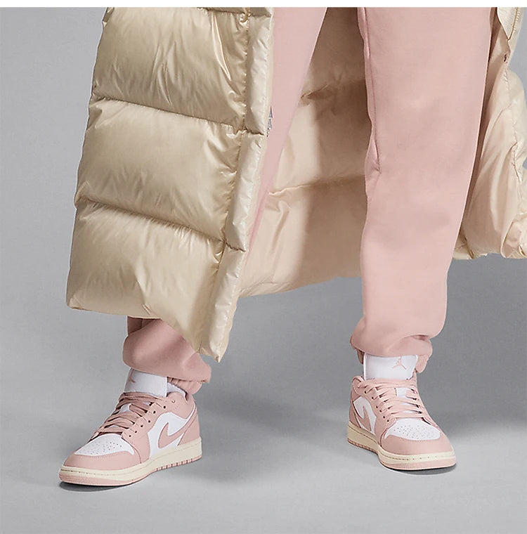 Nike genuíno JORDAN — Ténis de skate desportivos leves almofadados e bordados para mulher DC0774-162