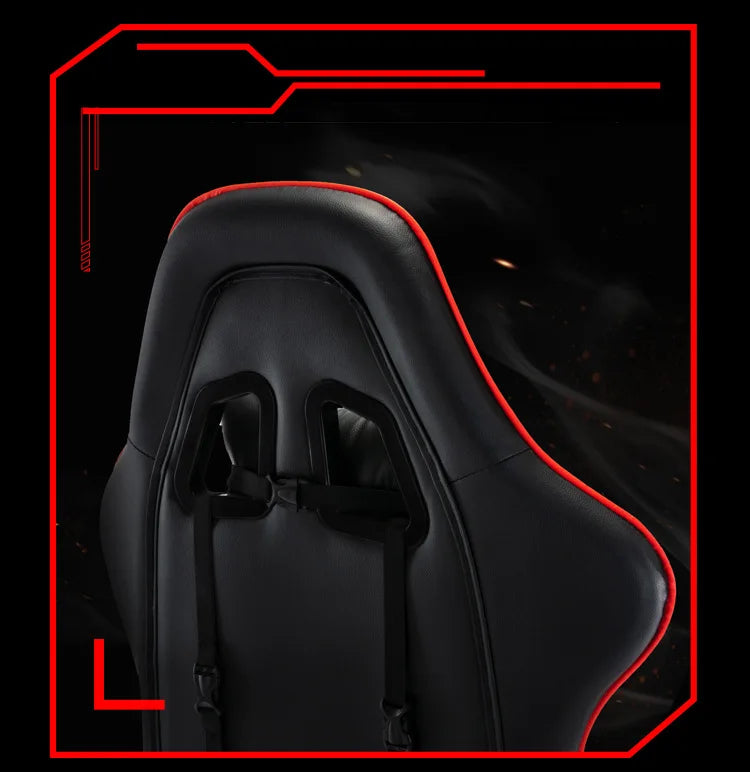 Ergonomic Gaming Office Chair Racing Style Computer Chair with Adjustable Height, Comfortable E-Sports Desk Chair for Home Office, PC Gaming & Work