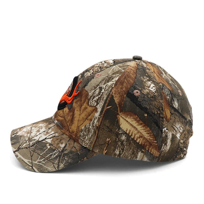 KOEP New Camo Baseball Cap Fishing Caps Men Outdoor Hunting Camouflage Jungle Hat 3D Deer Head Hiking Casquette Hats