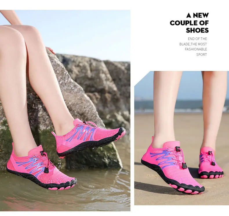 EOCENE męskie i damskie barefoot buty wodne do sportów outdoorowych, szybkoschnące buty na plażę, do pływania, fitnessu, brodzenia, trekkingu i jazdy na rowerze