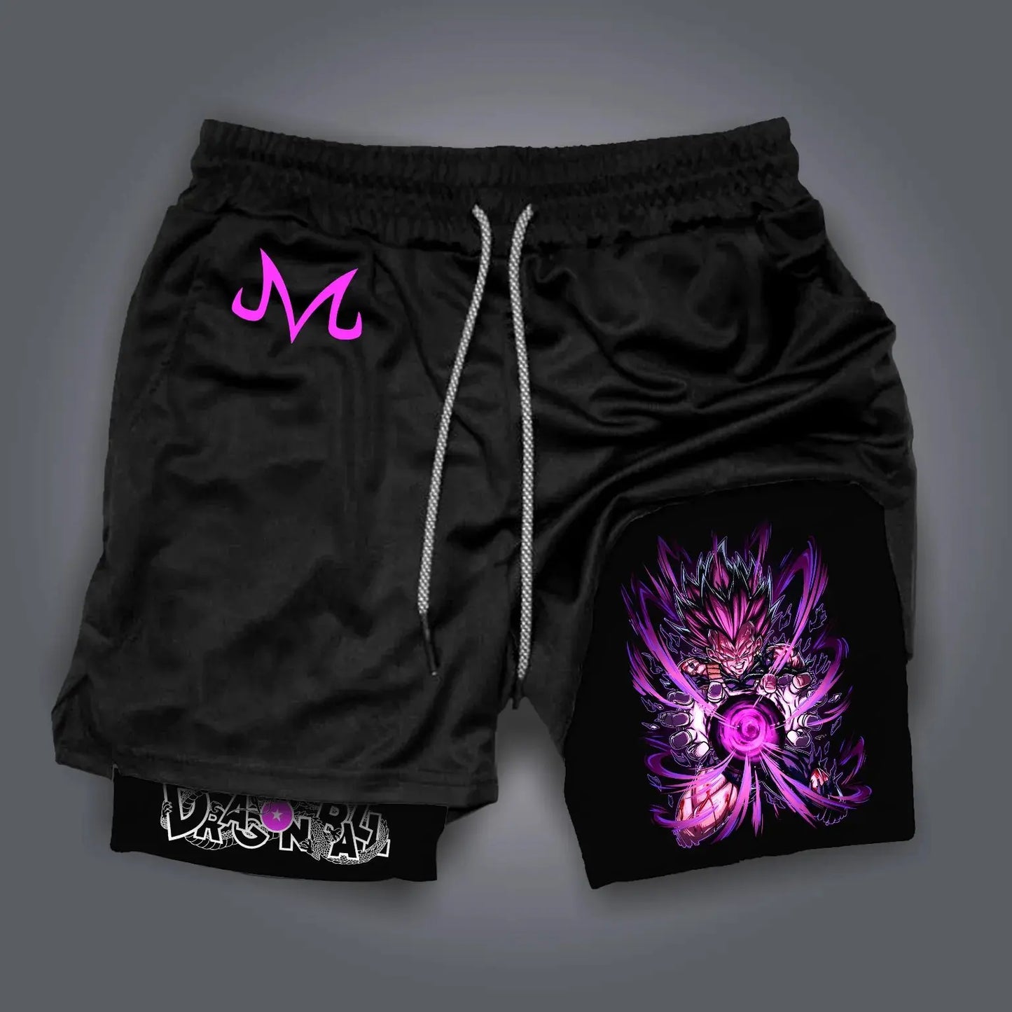 Unisex 2026 Dragon Ball Anime Men's Shorts Sportswear Quick Dry Gym Pants Double-layer 2 in 1 Shorts Y2k Summer New Streetwear