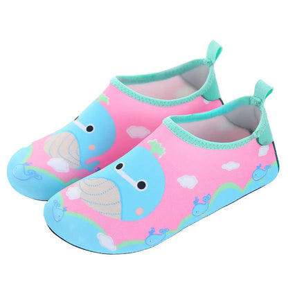 Weiche, faltbare Wasserschuhe für Jungen und Mädchen – Kinder-Strandschuhe für Sommer, Outdoor, Waten, Schwimmen, Surfen und Meer, schnell trocknende Aqua-Schuhe
