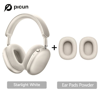 Auscultadores Sem Fios Picun F8MAX ANC com Cancelamento Ativo de Ruído Híbrido de 59dB, Áudio Espacial, Bluetooth 6.0, Over Ear, 180H