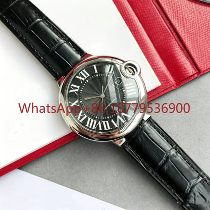 2026 Men Fashion Watch 904L Stainless Steel Leather 42MM Automatic Mechanical High-Quality AAA Custom Watches